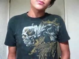 Alex smoke and cums in Bathroom